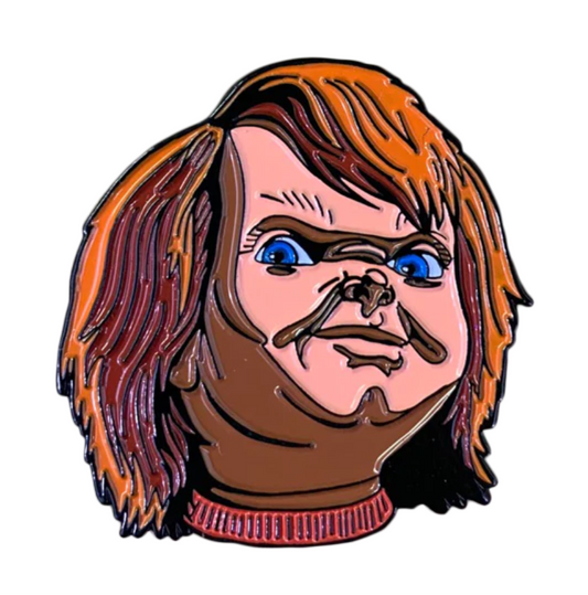 Child's Play 2 Chucky Head Enamel Pin