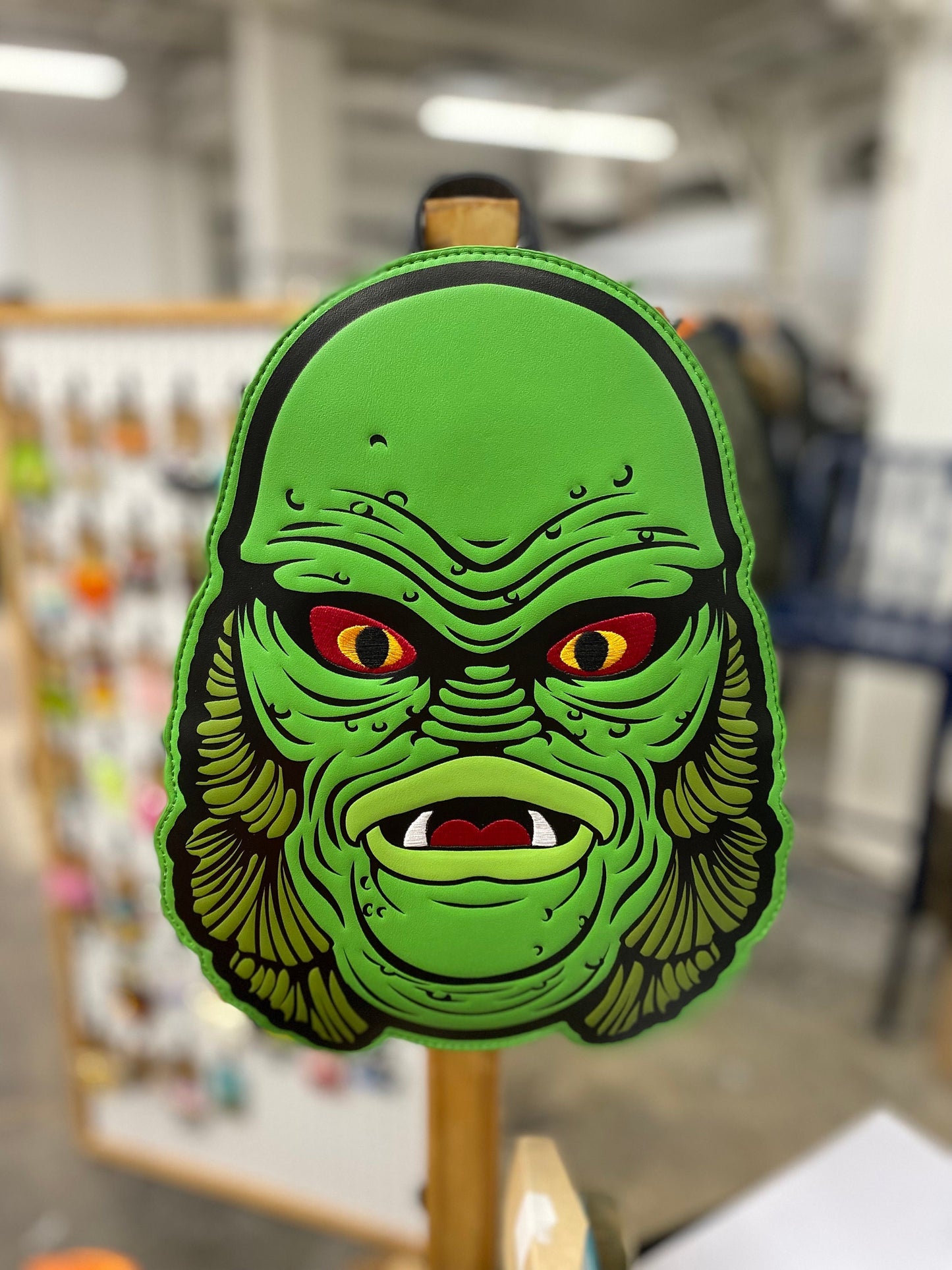 The Creature from the Black Lagoon Face Head Backpack