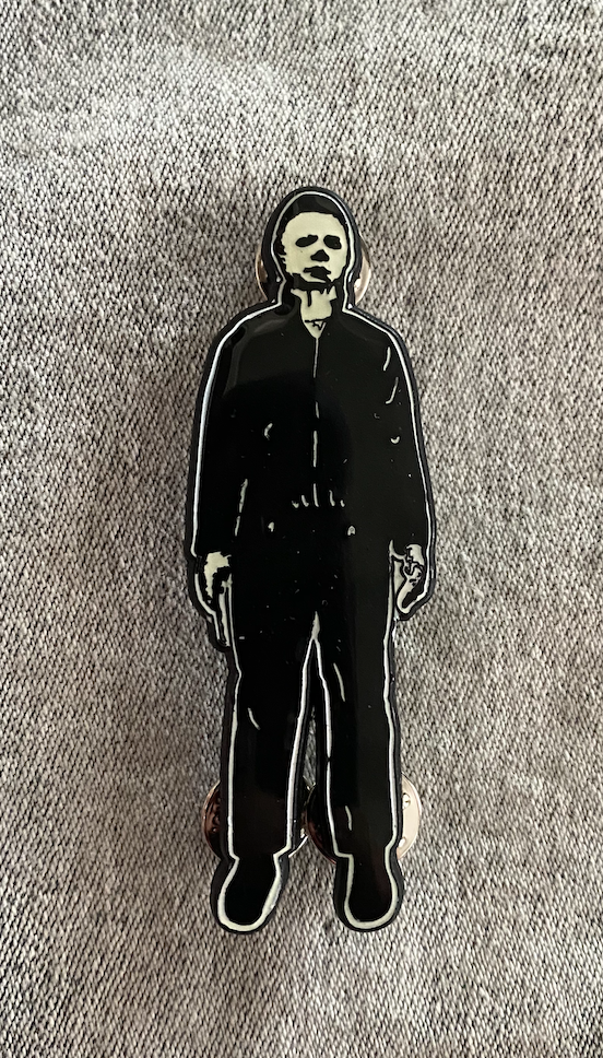 Michael Myers Standing Halloween II Enamel Pin