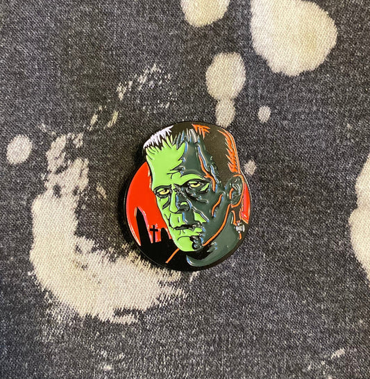 Frankenstein Universal Studios Classic Monsters Enamel Pin, Horror, Scary Movie, Sci-fi