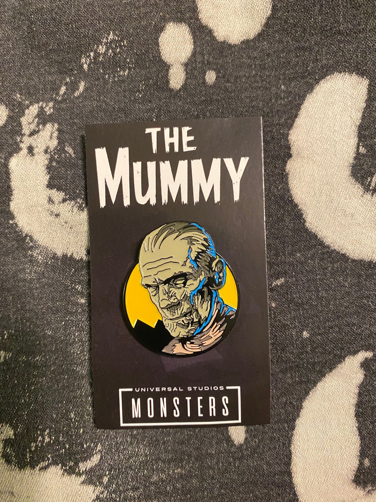 Imhotep The Mummy Universal Studios Classic Monsters Enamel Pin, Horror, Scary Movie, Sci-fi