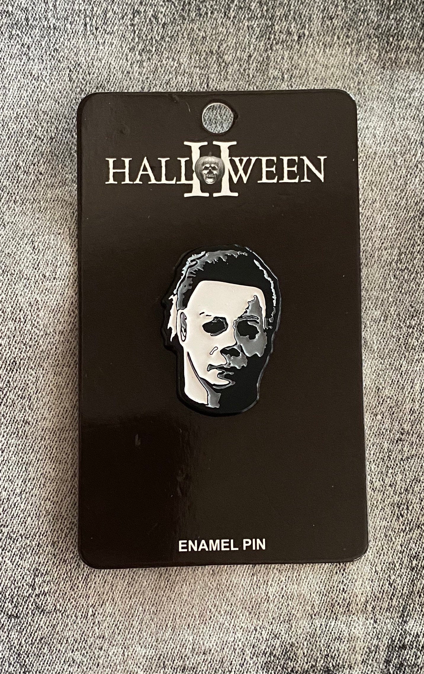 Michael Myer’s Head Tilt Halloween II Enamel Pin