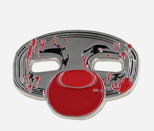 Halloween 4 Jamie Lloyd Clown Mask Enamel Pin