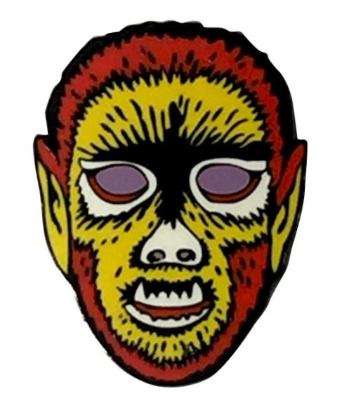 Electric Wolfman by Ghoulsville Collectible Enamel Pin, Halloween