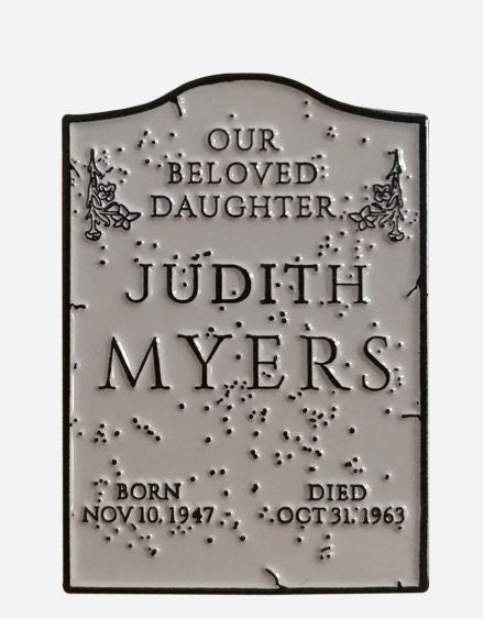 Judith Myers Tombstone Halloween 1978 Enamel Pin – Retro Retrievers