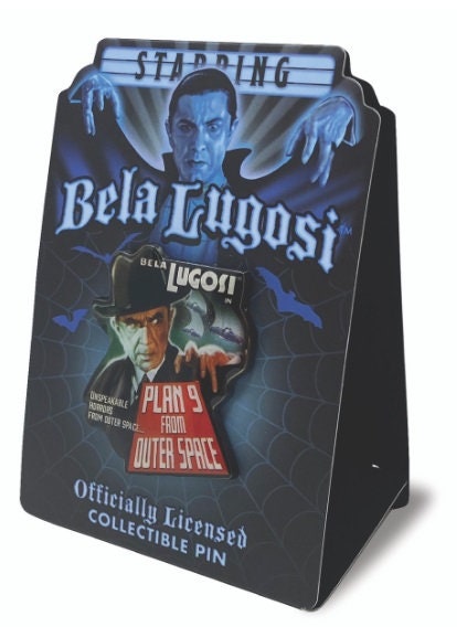 Bela Lugosi Plan 9 from Outer Space Collectible Enamel Pin