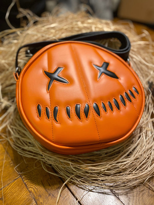 Trick or Treat Sam O Lantern Pumpkin Jack O Lantern Purse, Horror Halloween