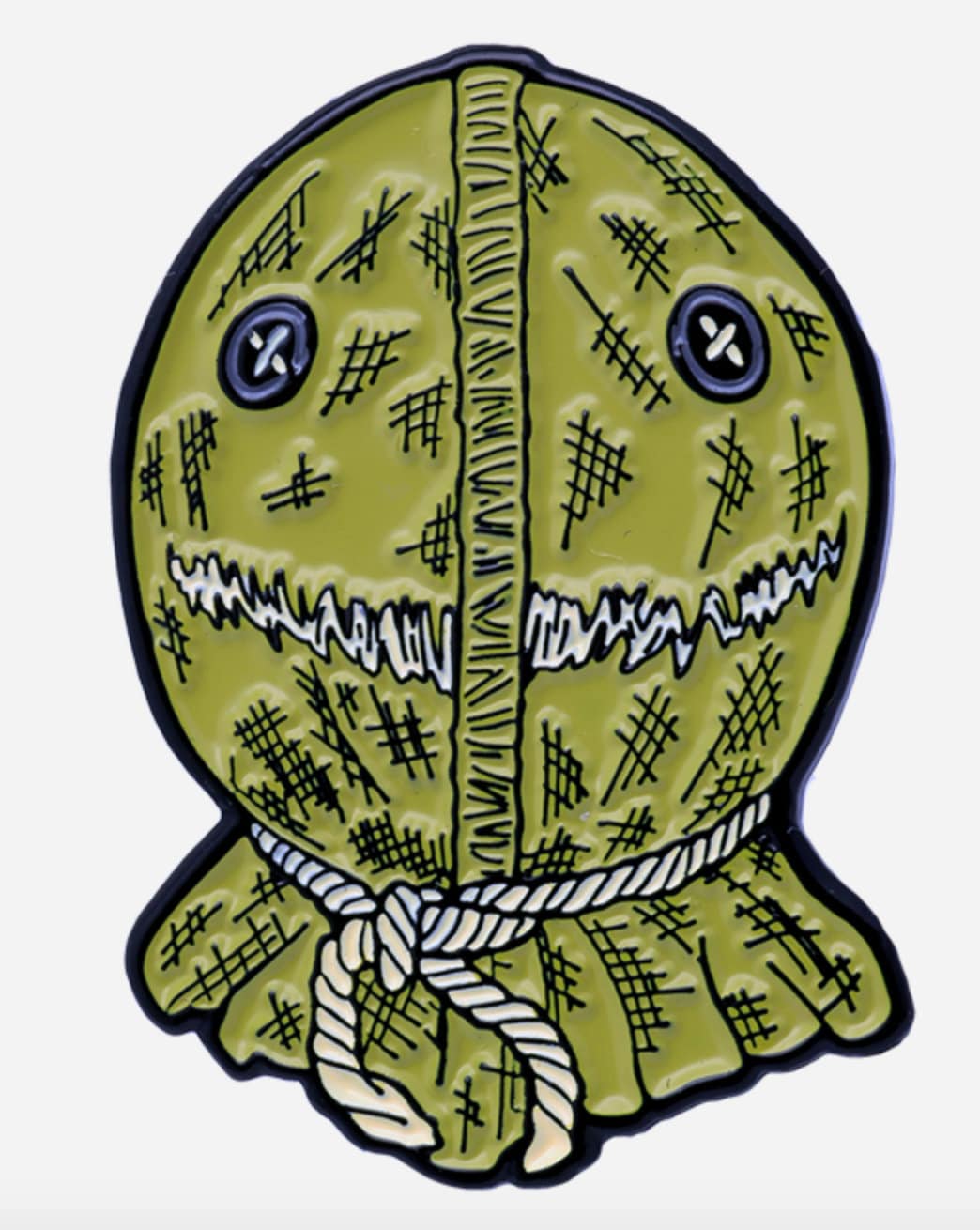 Sam Burlap Trick R Treat Enamel Pin