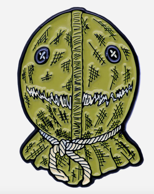 Sam Burlap Trick R Treat Enamel Pin