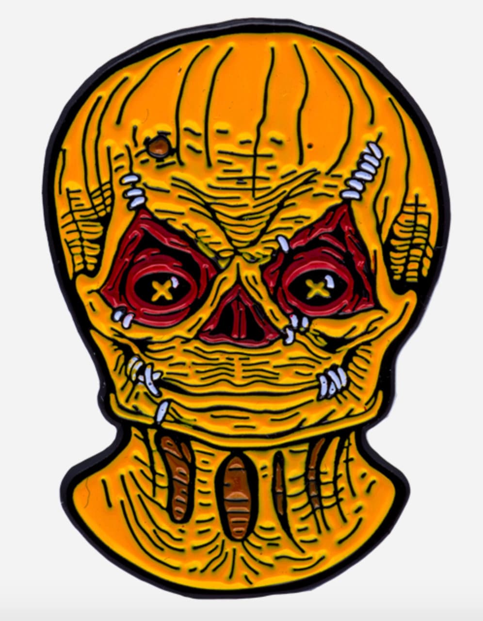 Sam Burlap Unmasked Trick R Treat Enamel Pin